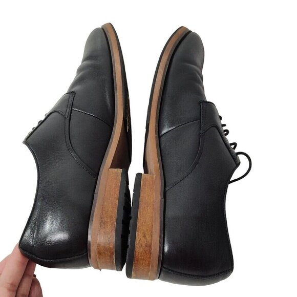 Florsheim Black Oxford Dress Shoes Lace Up Men Size 10.5D Leather Work Business